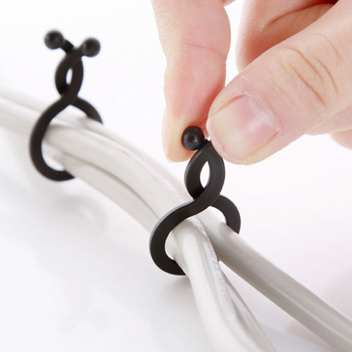 Brief Home Cell Phone Headphone Winder Data Line Containing Buckle Creative Button TRAVEL PORTABLE SET WIRE ENTWINED