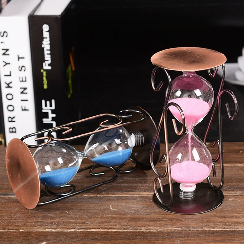 Металлическое медное ювелирное украшение, песочные часы, подарок на день рождения