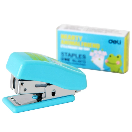 Deli Deli 0353 Машина для бронирования набор милый мини -мультфильм копировать книжки -книги, набор пакетов Станция Станция Станция Станция