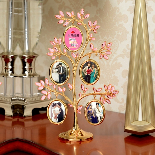 LASODY Любовь к дереву Отправить новичок подруг жену Женщина Женщина Свадебная фото коробка модного дня рождения свадебный подарок на день рождения подарок