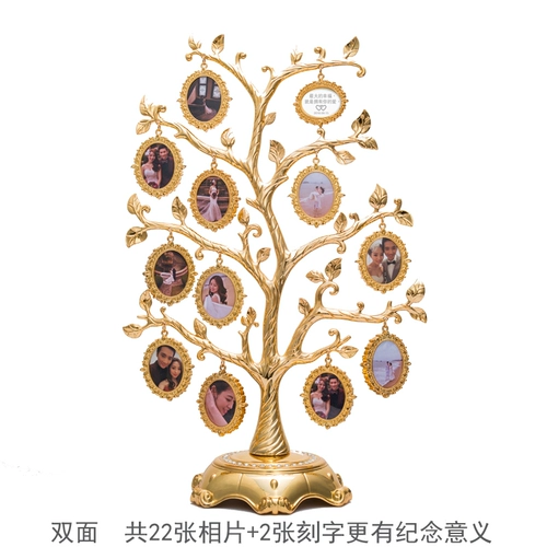 Отправить семейные фотографии Старейшины, чтобы дать пары дерева, чтобы дать подругам подругу подруг подруги жена жена брак день рождения Мемориальный подарок