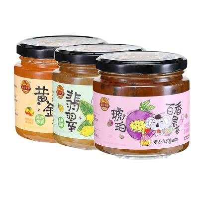 【薇娅推荐】金日禾野蜂蜜柚子茶冲饮罐装水果茶酵素蜂蜜柠檬茶