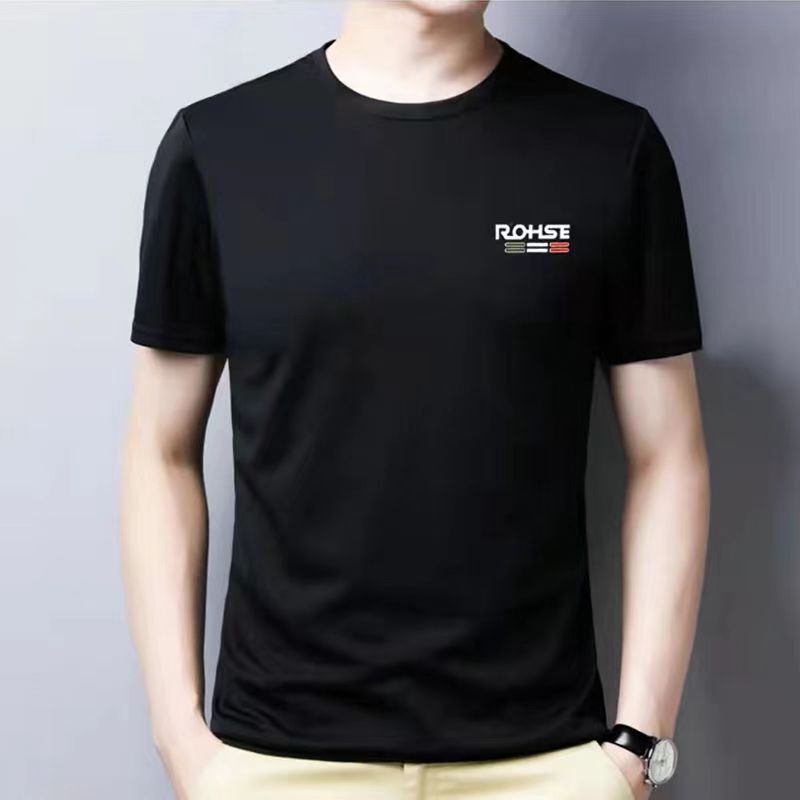 Men's Quick-Drying T-Shirt, Cool Ice Silk, Round Neck, Ultra-Thin, Slim Fit, for Young and Middle-Aged People, Sports, Home, Short-Sleeved Underwear, Base Layer Undershirt Men's Quick-Drying T-Shirt, Cool Ice Silk, Round Neck, Ultra-Thin, Slim Fit, for Young and Middle-Aged People, Sports, Home, Short-Sleeved Underwear, Base Layer Undershirt