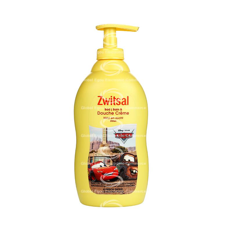 【荷兰直邮】荷兰zwitsal汽车总动员男宝宝保湿泡泡沐浴乳400ml