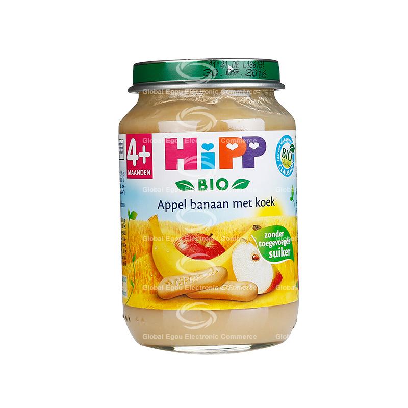德国hipp婴儿有机香蕉饼干泥4个月+ 190g