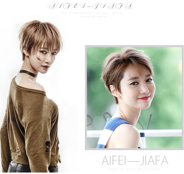 Perruque cheveux raides Court - Ref 2612714 Image 12