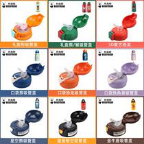 Cup bear childrens thermos cup accessories original suction nozzle straw cover kettle cup cover cup set flagship store official