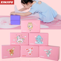 Beginner yoga brick Yoga stretch belt combination set High density yoga brick auxiliary equipment Yoga stretch belt