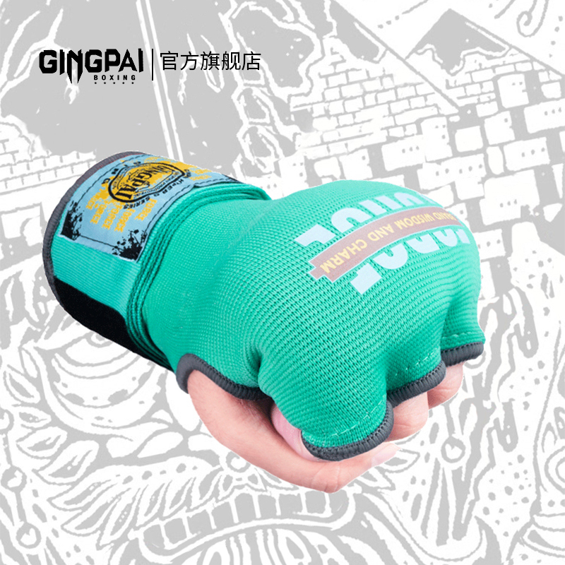 Boxing Gel Half-Finger Gloves European Style Muay Thai Quick Lazy Hand Wraps Sanda Bandage Men and Women Boxing Hand Wraps