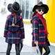Cô gái 11 mùa thu và mùa đông 8 phiên bản Hàn Quốc 7 len 5 áo 5 trẻ em 6 áo gió Cô gái 9 tuổi trong áo khoác nam lớn