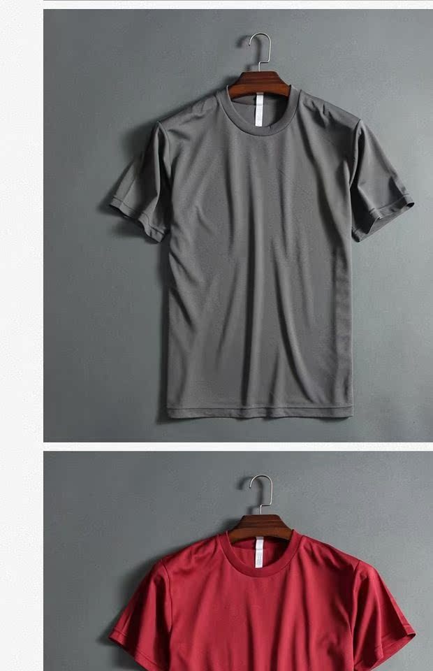 Áo thun ngắn tay nam thể thao quần áo nhanh khô 51shop nửa tay giản dị màu sắc mùa hè mới áo sơ mi mỏng hoang dã áo phông nam cao cấp