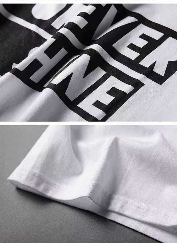 Áo thun nam tay ngắn 51SHOP in hình mùa hè mới cổ tròn áo thun cotton thoáng khí nửa tay áo áo phông nam tay ngắn đen 