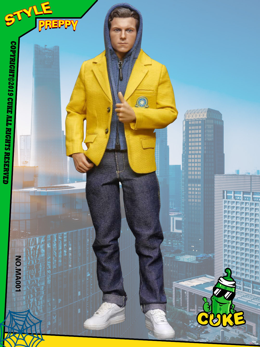 CUKE TOYS NO MA-001 1 6 Proportions Dress Accessories Academy Wind Suit Spot