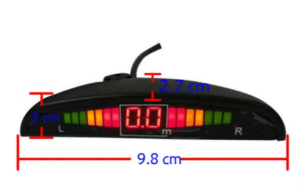 Radar đảo ngược xe Sửa chữa màn hình lưỡi liềm radar không có đầu dò Máy chủ không thể bán một mình Không tương thích - Âm thanh xe hơi / Xe điện tử