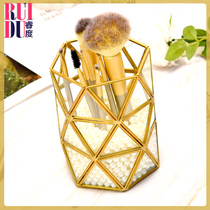 Paint makeup brush storage dust makeup brush bucket Nordic ins desktop large capacity shelf brush storage tube