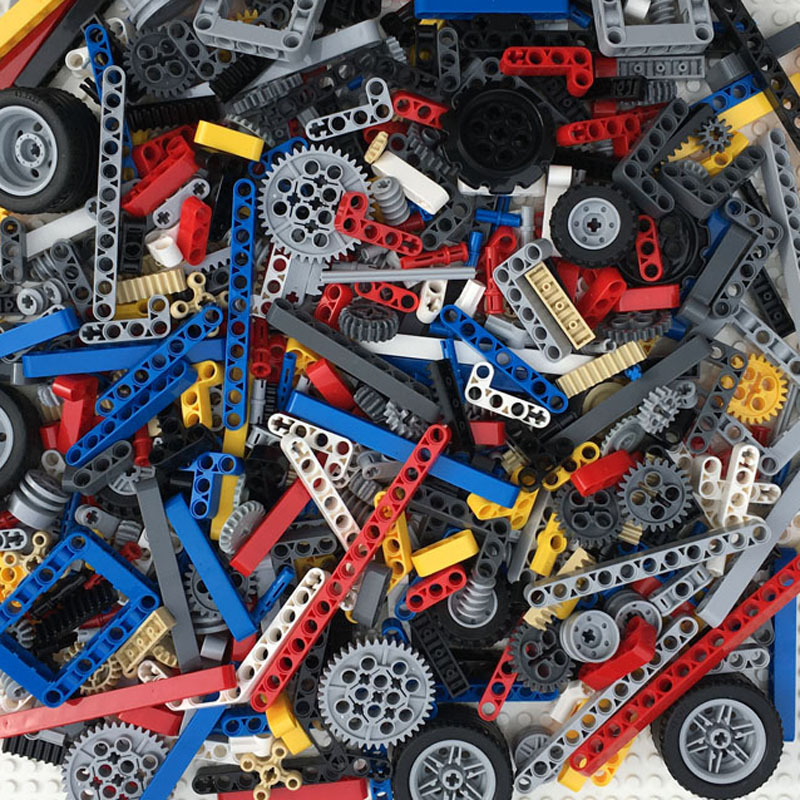 Educational Technology Parts Are Compatible with Lego Small Particle Building Blocks, Robot Moc Parts, Mechanical Gear Sets, Toys