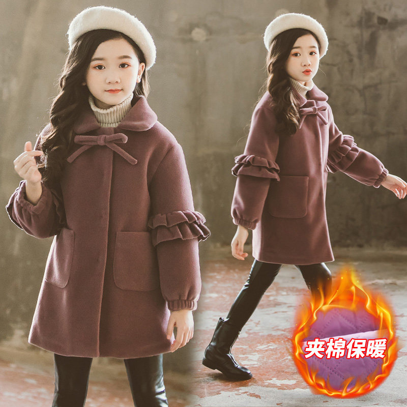 Girl Ga Floss Princess Coat 6 Ocean Gas Girl Ten-year-old Son Coat 13 Children Winter Clothing Thickened 15-8-Taobao