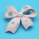 ເຄື່ອງປະດັບ Qingdao ສີບົວ lacquer bow tie brooch inlaid with gems and pearls temperament accessories stall supply