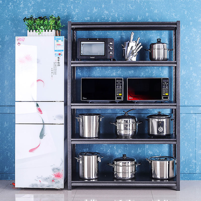 Kitchen Home Shelf Five Floors Shelf Floor Debris Shelf Multilayer Shelf Living Room Containing Finishing Iron Frame