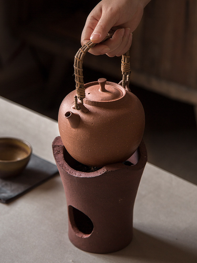 [USD 33.10] tea making kettle charcoal stove set heat resistant tea