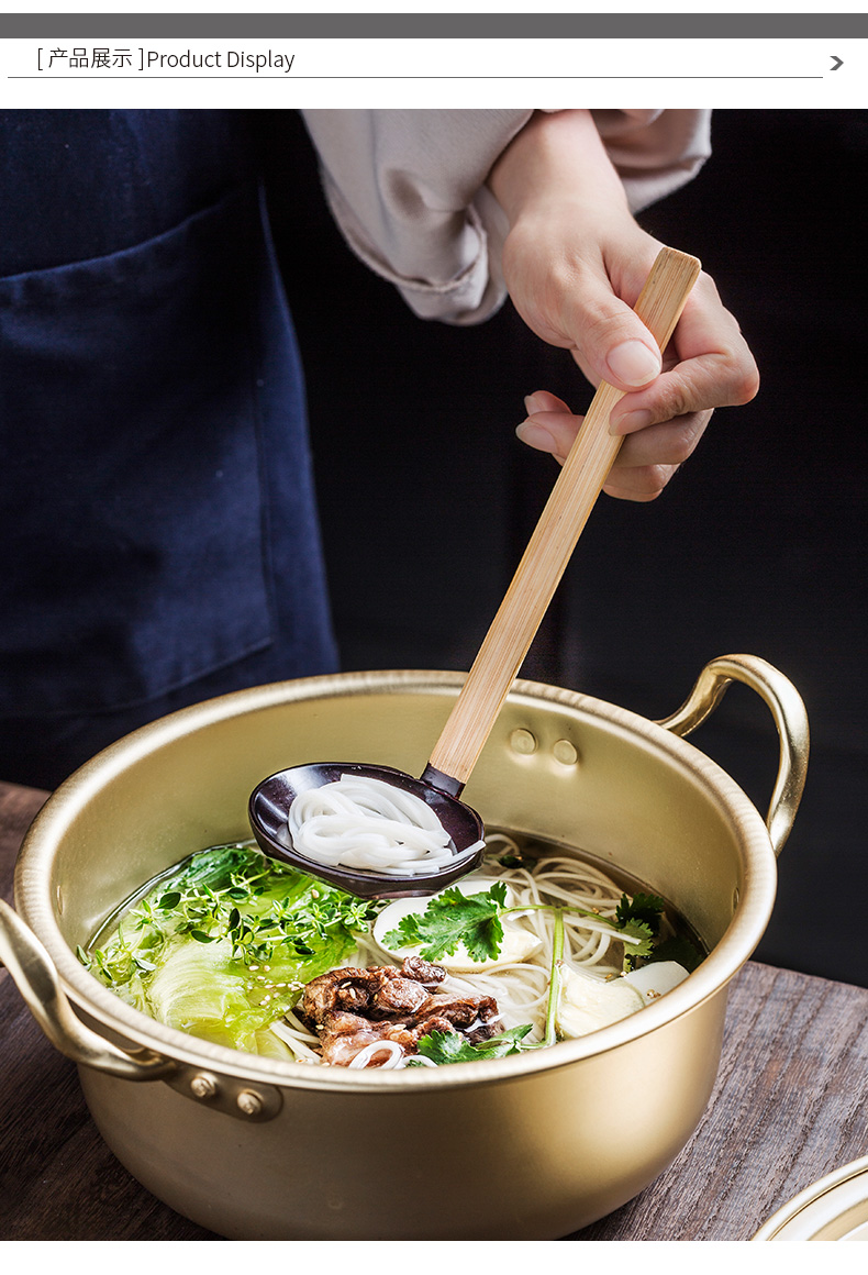 Porcelain color beauty of Japanese ramen soup spoon, run back home wooden spoon, smaller wooden spoon, ltd. hot pot spoon colander