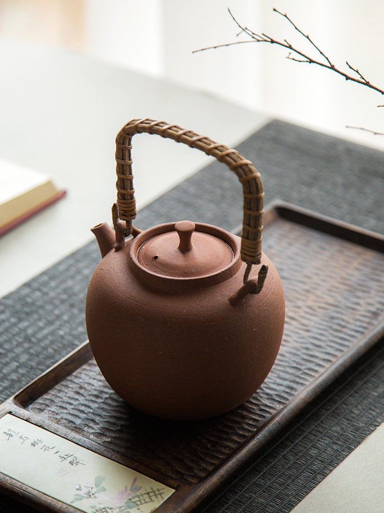 [USD 33.10] tea making kettle charcoal stove set heat resistant tea