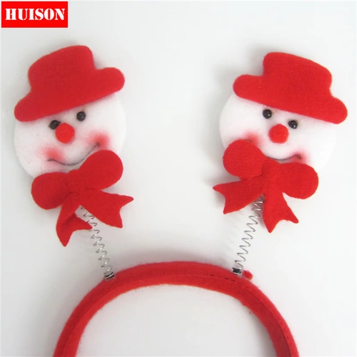 Huison Рождественский рождественский мультфильм снеговик отверстия головы рождественское платье мужская рождественская сказка бедна