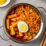Корейский аромат рисовый торт бар питание коммерческое 1 кг сумка установлена ​​подлинная корейская горячий горшок с жареным куриным рисовым пирогом с острым рисовым пирогом