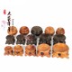 Mahogany wooden solid wood crystal ball base gourd walnut base wenwan egg carving base wood carving decoration special offer