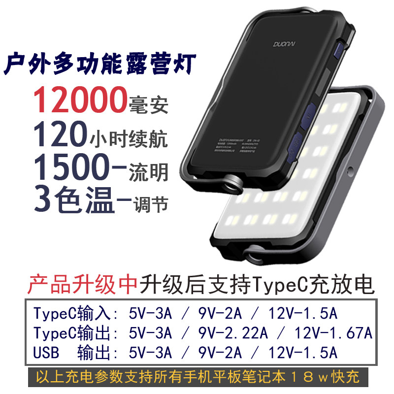 LED camping lights camping lights marquee lights tent lights camp lights waterproof outdoor lights super bright super long endurance multi-function