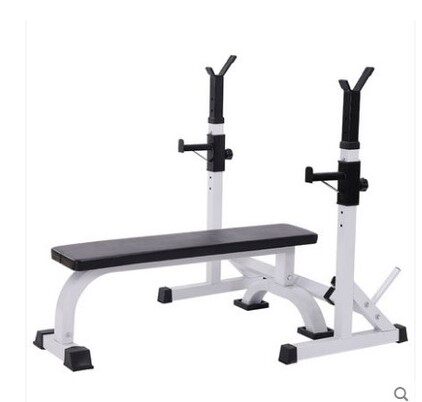 Adjustable Squat Rack Barbell Rack Weight Bench Bench Press Rack Home Fitness Equipment Set Weight Rack Dumbbell Bench