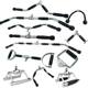Gantry Rack Accessories Fitness Equipment Tension Rod Rope Grip Rowing Bird Training Tool High Pull-Down Handle