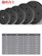 Environmentally Friendly Rubber-Coated Barbell Plates, Home Fitness Equipment, Dumbbell Plates, Dual-Purpose Combination, Small Hole, Unisex, Weightlifting, Squats, Glute Workouts