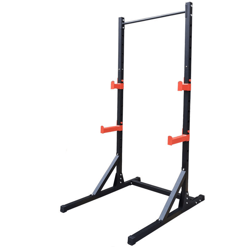 Men's home fitness equipment Half-frame deep squatting frame leading up to rack barbell rack Weightlifting Bed and pushchair-Taobao