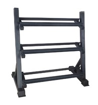 Hexagon Rubber Fixed Dumbbells Mens Home Triple Dumbbells Frame Fitness Room Private Teaching Equipment Dumbbells Placement rack