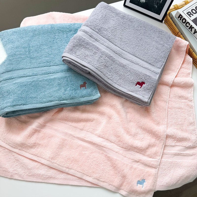 Export Japanese Order Thickened Pure Cotton Large Bath Towel 70*140 Soft Terry Bath Towel Thick Absorbent Couple Style