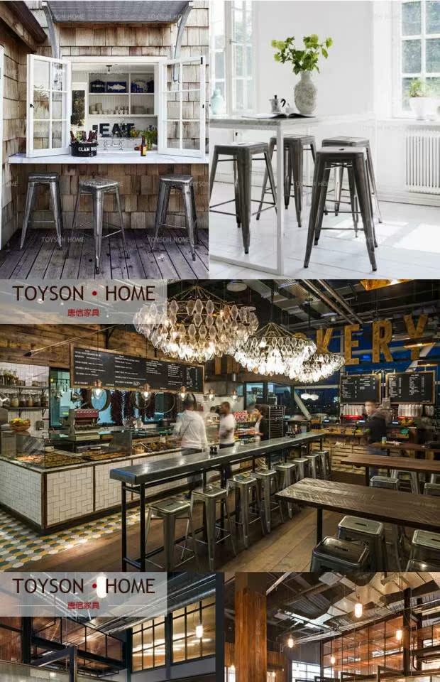 ghế bar thanh sắt Tansonic ghế nội thất quán cà phê kim loại ghế ghế ghế ghế giải trí tối giản thanh thời trang - Giải trí / Bar / KTV
