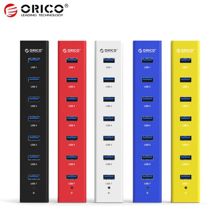 ORICO H7013 High Speed USB3 0 Scale 7 Hub Hub Hub Hub Hub all with power supply and multi-color