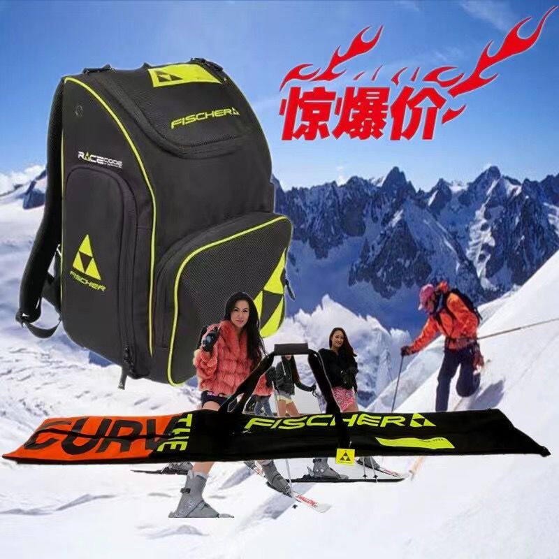 Ski Snowshoe Helmet Snowsuit Double Shoulder Bag double board Board Bag Ski Gear Package Package package