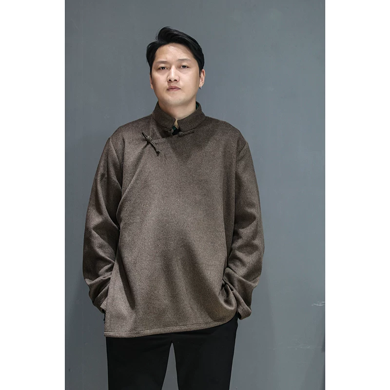 Retro elite short double-sided cashmere summer woolen demi-season jacket
