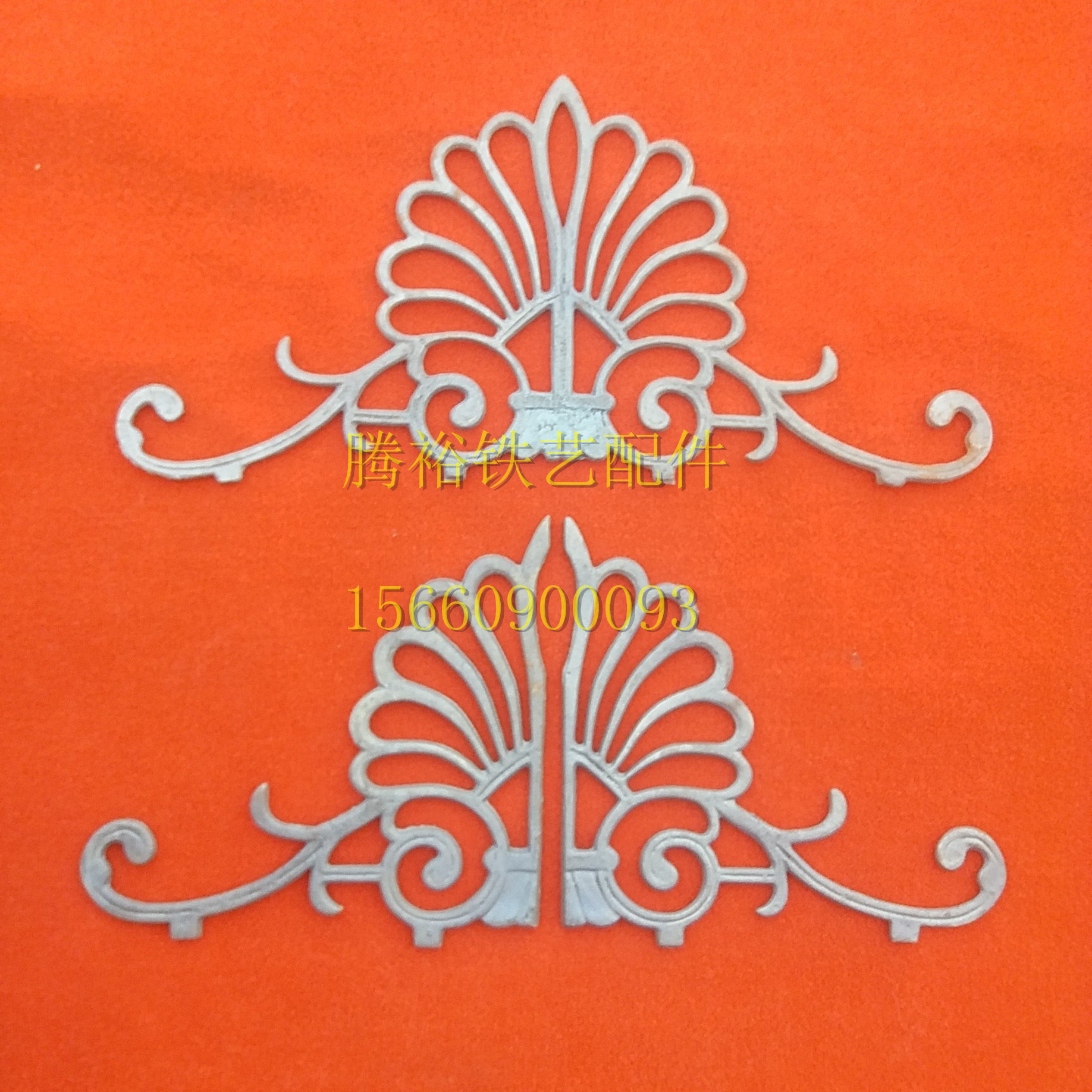 Iron Art Accessories Marsteel Flowers Cast-iron Flowers Marme Steel Crown Flowers Door Top Flower Door Crown Crown King Crown Corner Flowers 1075