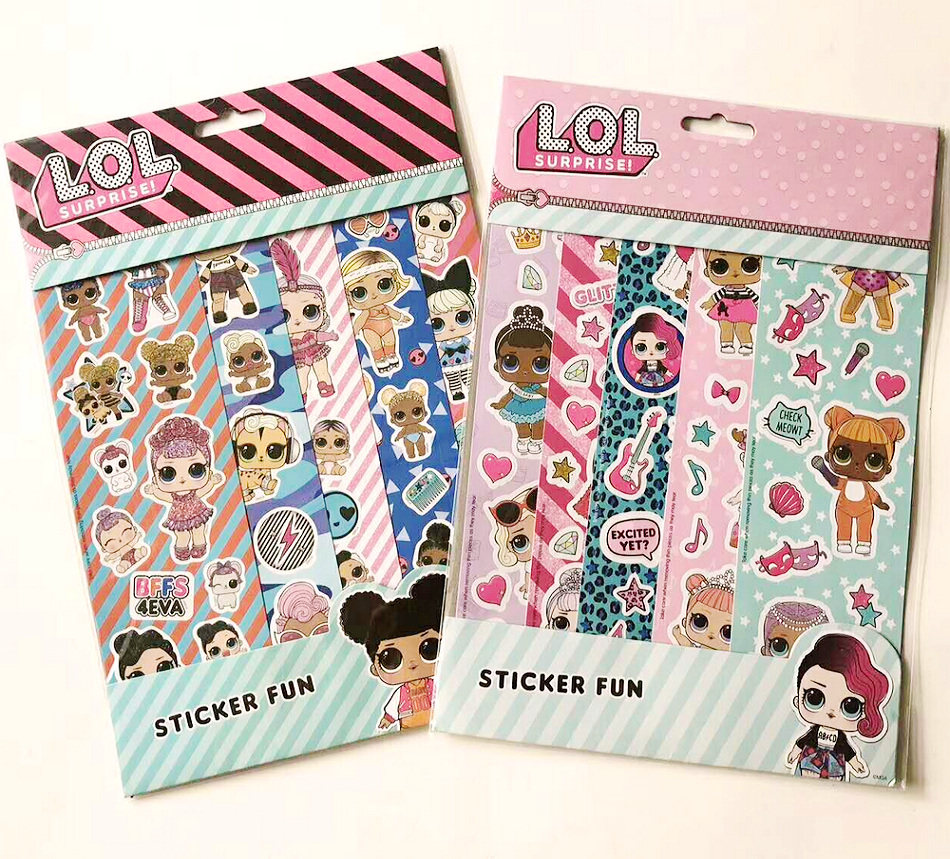 Multiple coaxing kids theorizer baby likes to play cartoon stories stickers children toy gifts 30G