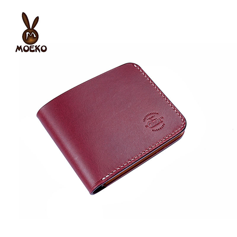 Leather version type drawing short clip wallet paper style paper-like paper type handmade leather artisan leather artisan leather artisan leather artisan