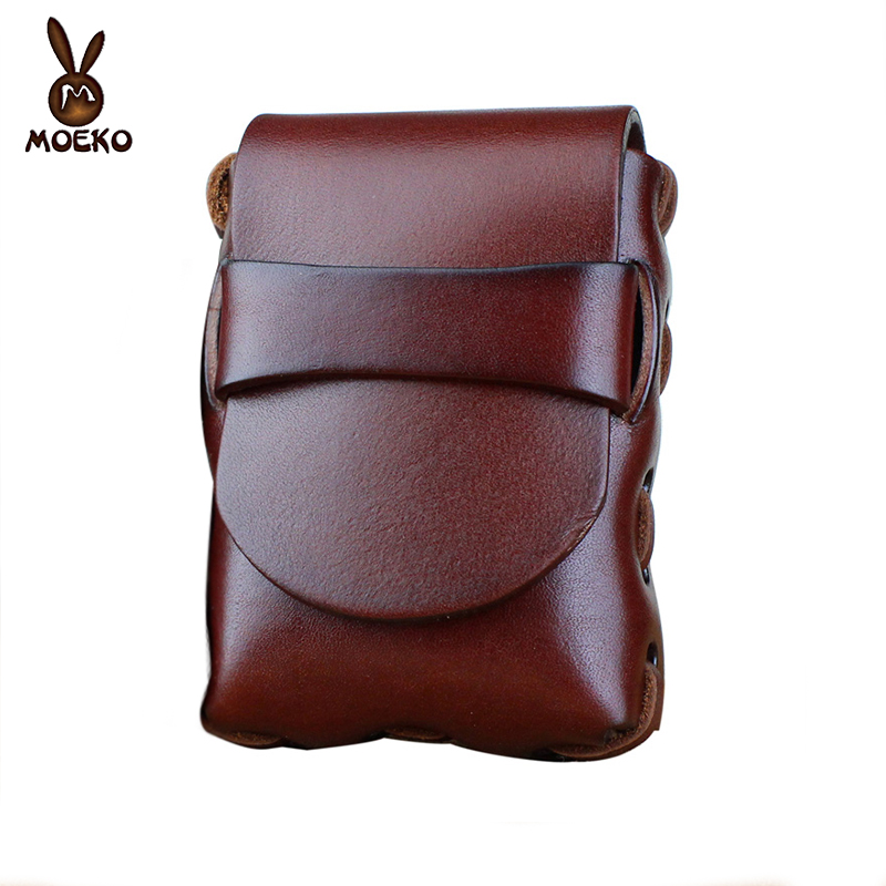 Handmade leather goods men's portable cigarette bag version drawings