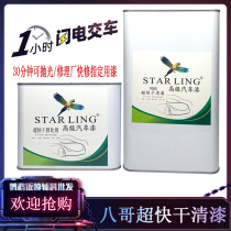 Starling ultra-fast drying varnish 7000 fast-drying repair paint bright oil gold oil high-concentration ultra-fast-drying paint accessories