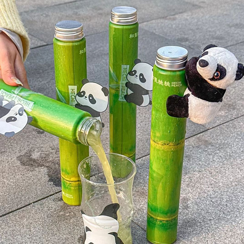 Panda Bamboo Bottle Detail 2