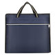 Portable file bag, large capacity, Oxford canvas zipper, conference document, men's file bag, custom briefcase, women's