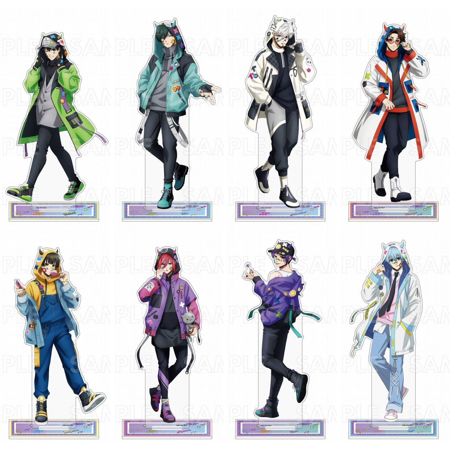 In Stock Blue Lock Demon Hoodie Extra-Large Acrylic Standee Team-E Merchandise 0