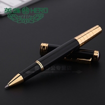 HERO HERO treasure ball pen 766 black gold clip office signature pen business adult signature pen metal carbon neutral pen gift box gift gift custom lettering gift pen sign pen