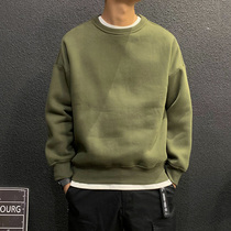 Tide-card round collar necropolis for mens autumn and winter plus suede blouses with trendy blouses pure Thins sweaters and casual 100 hitch